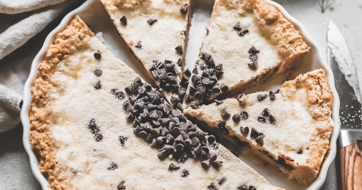 Vegan Chocolate Cannoli Pie