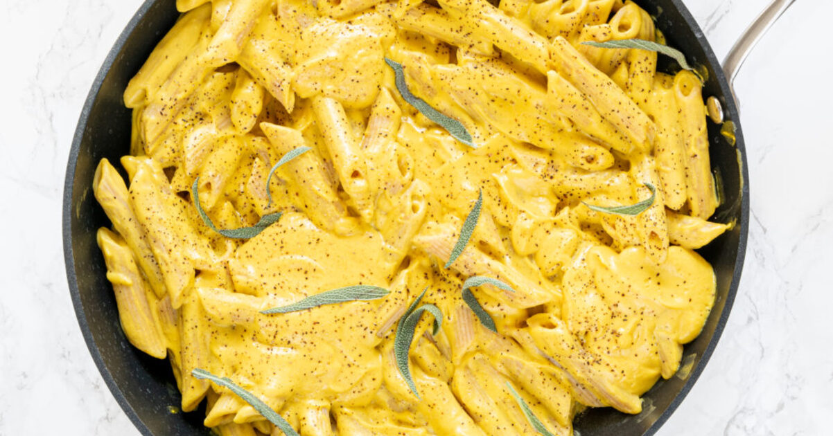 Cashew Cream Pumpkin Pasta