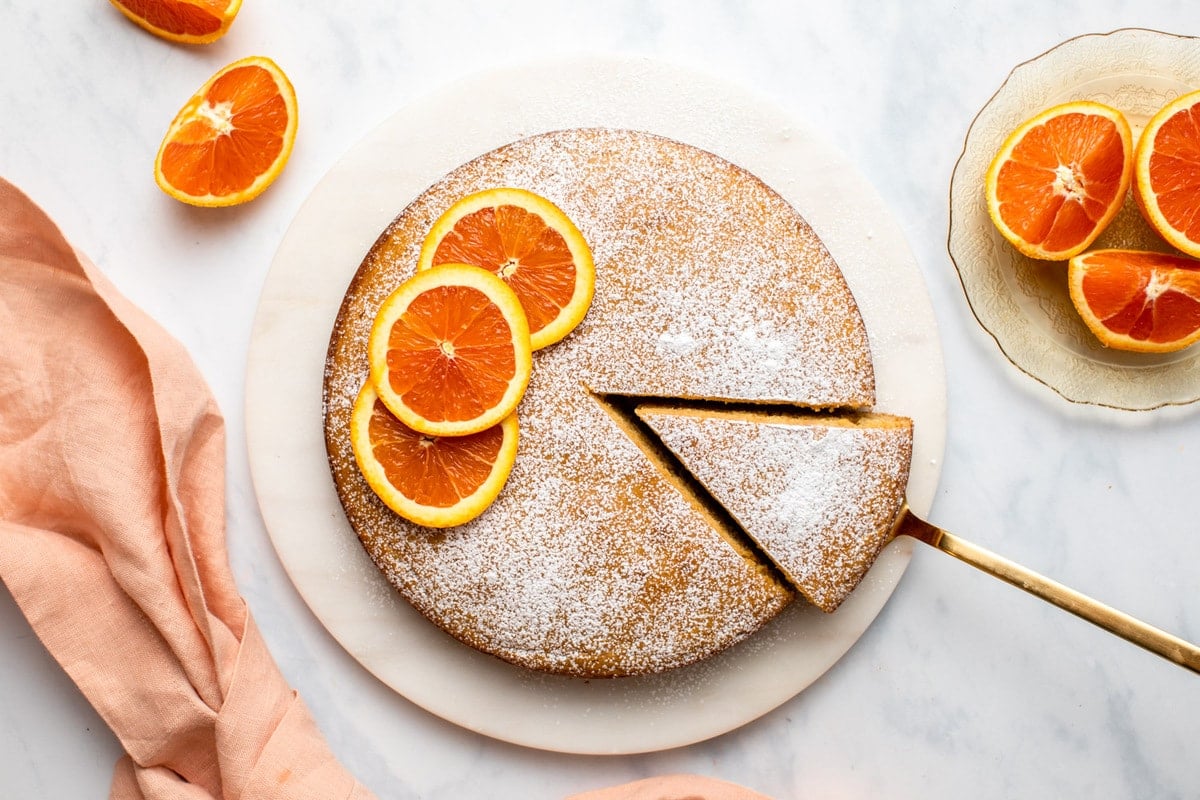 Vegan Orange Cake with Olive Oil