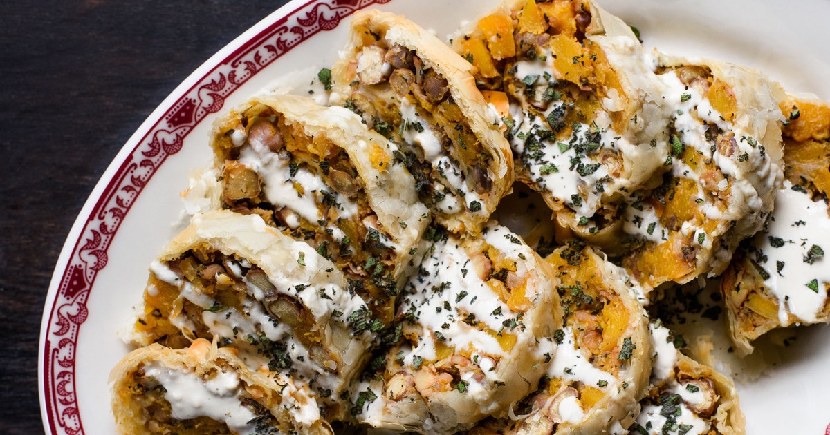 Plant-Based Butternut Squash Harvest Roll