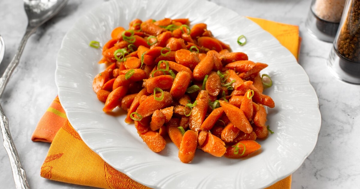 Miso-Ginger Glazed Carrots